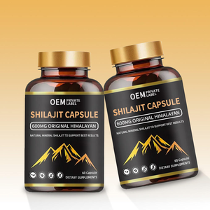 OEM/ODM <b>Himalayan</b> <b>Shilajit</b> Capsules 500mg <b>Pure</b> <b>Shilajit</b> Extract 50% Capsules Rich in Fulvic Acid for Energy & Stamina Support - Product Image 6