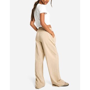 Pantalon de jogging décontracté pour homme de qualité supérieure, best-seller, anti-froissement, en molleton de coton, coupe évasée, personnalisé, ample, devant plat - Product Image 3