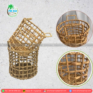 PRODUIT LA PLUS VENDUE PANIER EN HYACINTHE D'EAU Ajoutez un charme rustique à votre cuisine moderne Parfait pour créer une ambiance chaleureuse - Product Image 2