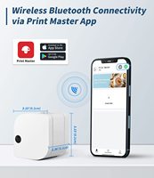 Phomemo pembuat Label P12 Pro, mesin cetak Label genggam Mini termal portabel digunakan dengan plester Label