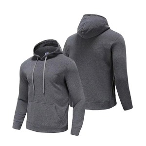 Sweat à capuche bleu clair pour hommes de grande taille avec logo personnalisé nouveau design à capuche mélangé de polyester respirant délavé à l'acide vente en gros - Product Image 3