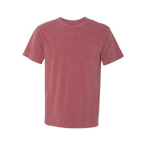 Camisetas de hombre Heather Grey Crew Neck Cotton Blend Top T-Shirt para hombre Loose Fit - Product Image 1