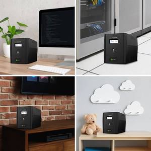 Nemolcd Dòng cung cấp điện liên tục tương tác (Up) 200/2000VA 900W với màn hình LED - Product Image 5