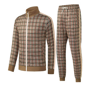 Chándal de lana Diseño moderno Chaqueta Pantalones Combo para entrenamiento diario Entrenamientos de invierno Tallas grandes - Product Image 1