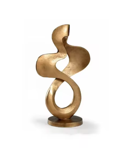 Sculptures en feuille de moulage d'aluminium en métal de vente chaude de style de conception moderne pour l'artisanat intérieur de décoration - Product Image 3