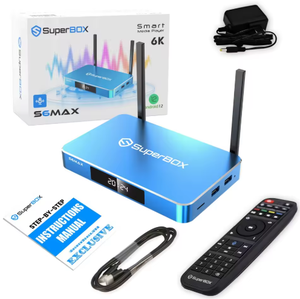 Oferta 2026 para Super S6 Max E-liteS Android TV Box 8K Wi-Fi de Doble Banda Inteligente con 3 Años de Garantía - Product Image 1