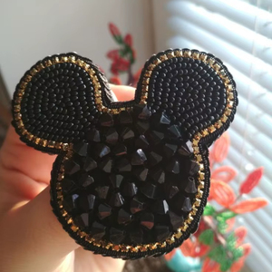 Stylish Fancy Multi Color <b>Butterfly</b> <b>Beaded</b> Embroidery Charm & Keyring High Quality Handmade Beautiful Trendy By Hiba Enterprises - Product Image 1