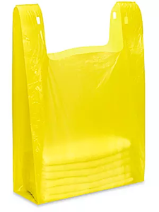 T-shirt de remerciement PEHD/PE-BD personnalisé sac en plastique poignée de gilet d'épicerie de supermarché pour l'emballage des aliments et les achats - Product Image 2