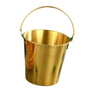 Wholesale Stainless Steel Gold Pail <b>Bucket</b> for Juice, <b>Wine</b> & Cocktail <b>Cooling</b> Bulk Barware Accessory Party Hotel Restaurant Use - Product Image 6