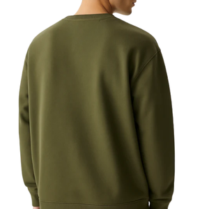 Olive <b>Green</b> Sweatshirt for Men Comfortable Casual Wear Long Sleeve Fashionable Unisex Sweatshirt Premium Soft Winter Apparel - Product Image 2