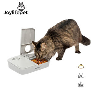 Pour PetSafe automatique chat chien mangeoire 2 repas programmable sec semi-humide distributeur de nourriture 3 tasses/16 onces capacité bols pour animaux de compagnie mangeoires - Product Image 1
