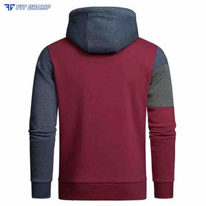 Sudaderas con Capucha de Forro Polar Sólido con Logotipo Personalizado Profesional para Hombre para la Temporada de Invierno - Colores y Tallas Personalizadas - Product Image 6