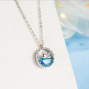 Collier en or avec pendentif baleine océanique, pendentif croix de plage, bijoux d'été pour femmes, collier avec pendentif baleine pour filles - Product Image 6