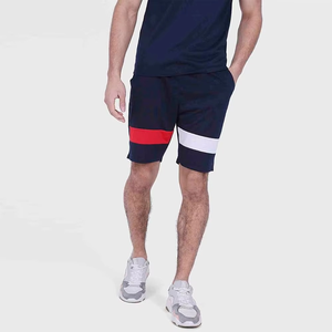 Cómodo algodón transpirable nuevo verano hombres 2 piezas conjunto deportivo traje de manga corta Camiseta y pantalones cortos conjunto doble 100% algodón - Product Image 2