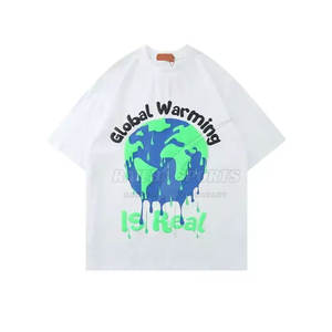 T-shirts pour hommes à manches courtes en coton 100% de haute qualité, imprimés en relief, légers, à séchage rapide et respirants, best-sellers - Product Image 1