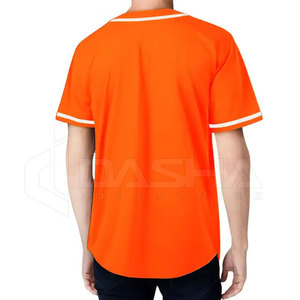 Wholesale Baseball Uniform High Quality OEM Sublimated Plus Size Quick Dry Blank T <b>Shirt</b> Custom Team Baseball Jersey - Product Image 2