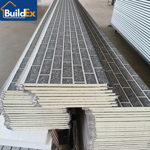 Panneaux muraux décoratifs en métal sculpté, longueur personnalisée, revêtement extérieur en PU, <span class=keywords><strong>isolation</strong></span>, panneaux sandwich, vente en gros d'usine - Product Image 4