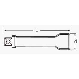Stahlwille 3/8'' VDE <b>Socket</b> <b>Extensions</b> - Product Image 2