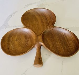 Assiette et bol en bois faits à la main de meilleure qualité Hôtel Ware Restaurant Assiette et plateau en bois naturel Fourniture en gros - Product Image 2