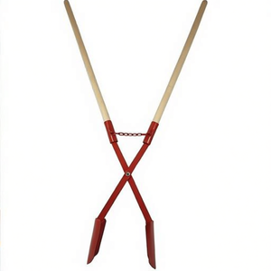 Pioche à trous de poteaux Earth Hole Digger Taille 1 200 x 150/110 mm avec 2 poignées en bois de frêne - Product Image 2