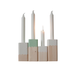 High Quality Natural Wood Tea Light <b>Candle</b> Holder for Home Wedding & Christmas Decor Gift Item - Product Image 3