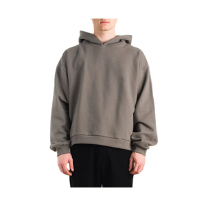 OEM <b>Men</b> Hoodie Sweatshirts Wholesale 100%Cotton Thick Heavy <b>Pullover</b> Customized Logo Drop Shoulder Oversized Boxy Loose Fit - Product Image 1