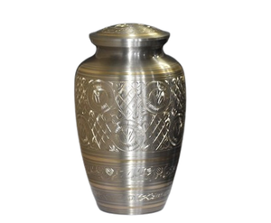 Urnas para Cenizas de Adultos, Urna Funeraria Grande de Peltre para Seres Queridos, Tamaño 10.5 Pulgadas y 220 Cu. en - Product Image 3