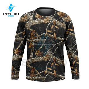 Camisetas de Manga Larga para Hombre, de Algodón/Poliéster, con Estampado de Camuflaje RealTree, Impresión Digital, para Caza y Camping - Product Image 3