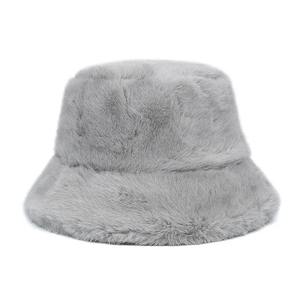 Sherpa Lined Winter Bucket Hat Warm Cozy Fuzzy Fisherman Cap Outdoor Casual Streetwear Unisex Fashion Headwear Custom Branding - Product Image 1