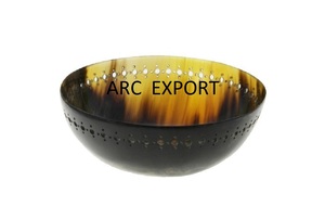 Tazón de Comida con Diseño Moderno en Forma de Cuerno, Centro de Mesa Decorativo, Tazón para Servir Frutas, Comida y Postres para Bodas y Fiestas - Product Image 3