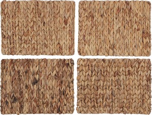 Pas cher Prix Table Dîner Décor Naturel Tissé À La Main Jacinthe D'eau Napperon Rectangle Table Tapis Dessous De Verre Fournisseur Vietnamien - Product Image 3