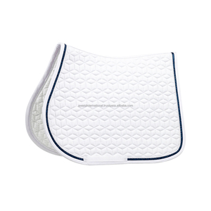 Tapis de selle pleine grandeur Tapis de selle de cheval Coton Satin Équitation Cheval Paillettes Confort Tapis de selle Mousse Service OEM - Product Image 3