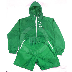 Polyester Nylon Tracksuit Men Track <b>Zip</b> <b>up</b> <b>Jacket</b> and Shorts Set High Quality Custom Men's Custom Color Shorts Set - Product Image 4
