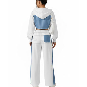 Ensemble deux pièces surdimensionné pour femmes, matière douce, tenue de détente, ensemble deux pièces surdimensionné pour un usage quotidien - Product Image 2