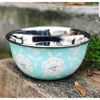 Bols élégants en acier brillant avec courbes artistiques et larges bords pour une utilisation élégante dans la cuisine et la salle à manger - Product Image 5