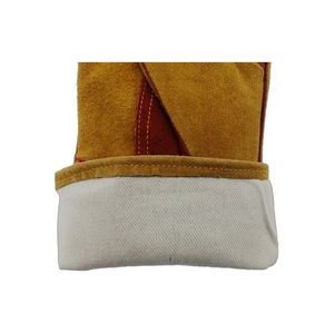 Guantes de soldadura de cuero con protección de seguridad únicos, diseñados de primera calidad con resistencia al calor, guantes de soldadura a un precio razonable - Product Image 4