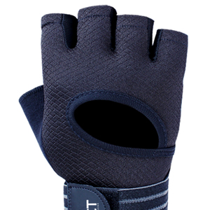 ถุงมือยกน้ำหนักสำหรับออกกำลังกาย สายรัดข้อมือแบบ unisex ครึ่งนิ้ว หนังกันน้ำ สำหรับยิม ปั่นจักรยานกลางแจ้ง ป้องกันฝ่ามือเต็มรูปแบบ - Product Image 3