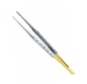 Pinzas Quirúrgicas Dentales Micro Castroviejo de Acero Inoxidable Dorado, Pinzas para Suturas de Cirugía Menor, Instrumento Médico OEM - Product Image 5