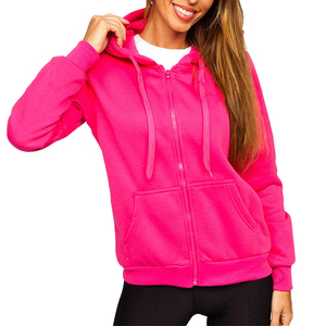 เสื้อมีฮู้ดแฟชั่นใหม่สำหรับผู้หญิงสไตล์เกาหลีเสื้อฮู้ดแบบ2025 Y2k สั่งตัดสีพื้นเสื้อกีฬาฮิปฮอปแบบสั้นลำลอง - Product Image 1