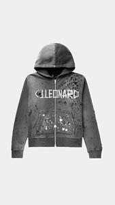 Sudaderas con capucha de los hombres por encargo de gran tamaño de algodón de impresión bordado polar Sudadera con capucha de peso pesado sudadera de invierno - Product Image 4