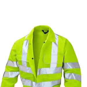 Best arrival Hot Sale Black Blank Uniform Suit Wholesale Latest Design Work Coverall <b>Reflective</b> <b>Tape</b> <b>Reflective</b> Clothing safety - Product Image 4