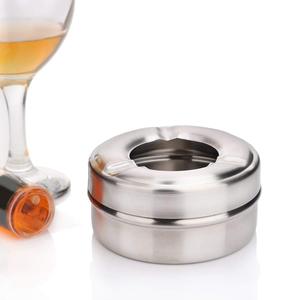 Vente en grande quantité, bon marché, logo personnalisé, table incassable pour intérieur et extérieur, cendrier en acier inoxydable, cendrier pour cigares - Product Image 5