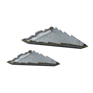 Plateau de service en tôle galvanisée de concepteur attrayant pour plantes de barre de Table basse et décor de Noël plateau en métal élégant - Product Image 4