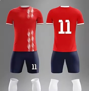 Uniformes de Fútbol Americano Personalizados de Primera Calidad con Mangas Cortas, Tallas Grandes, Transpirables, Tela 100% Poliéster, Logotipo Personalizado - Product Image 1