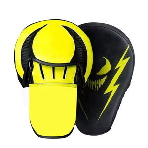 Venta al por mayor de almohadillas de perforación de entrenamiento profesional de alta calidad almohadillas de enfoque de cuero para adultos Kickboxing logotipo personalizado - Product Image 4