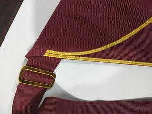 Tablier membre Royal et Select Master Qualité supérieure avec cuir d'agneau et ceinture réglable ensemble snack et support avec marron - Product Image 4