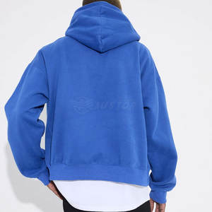 เสื้อฮู้ดไหล่ตกน้ำหนักเบาดีไซน์ตามสั่ง - Product Image 5