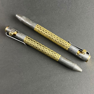 Damascus Steel Luxury <b>Pen</b> Handmade Metal Writing Instrument High Quality Gift <b>Pen</b> For Professionals And Collectors - Product Image 1
