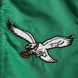 Blouson d'aviateur capitaine vert satiné de haute qualité pour hommes personnalisé hiver OEM service logo brodé tissage sur le devant High Street XS - Product Image 4