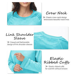 Sudaderas de Mujer Súper Suaves de Algodón Cepillado, Relajadas, Cálidas, Cómodas y Holgadas, Sudaderas Casuales de Mujer - Product Image 6